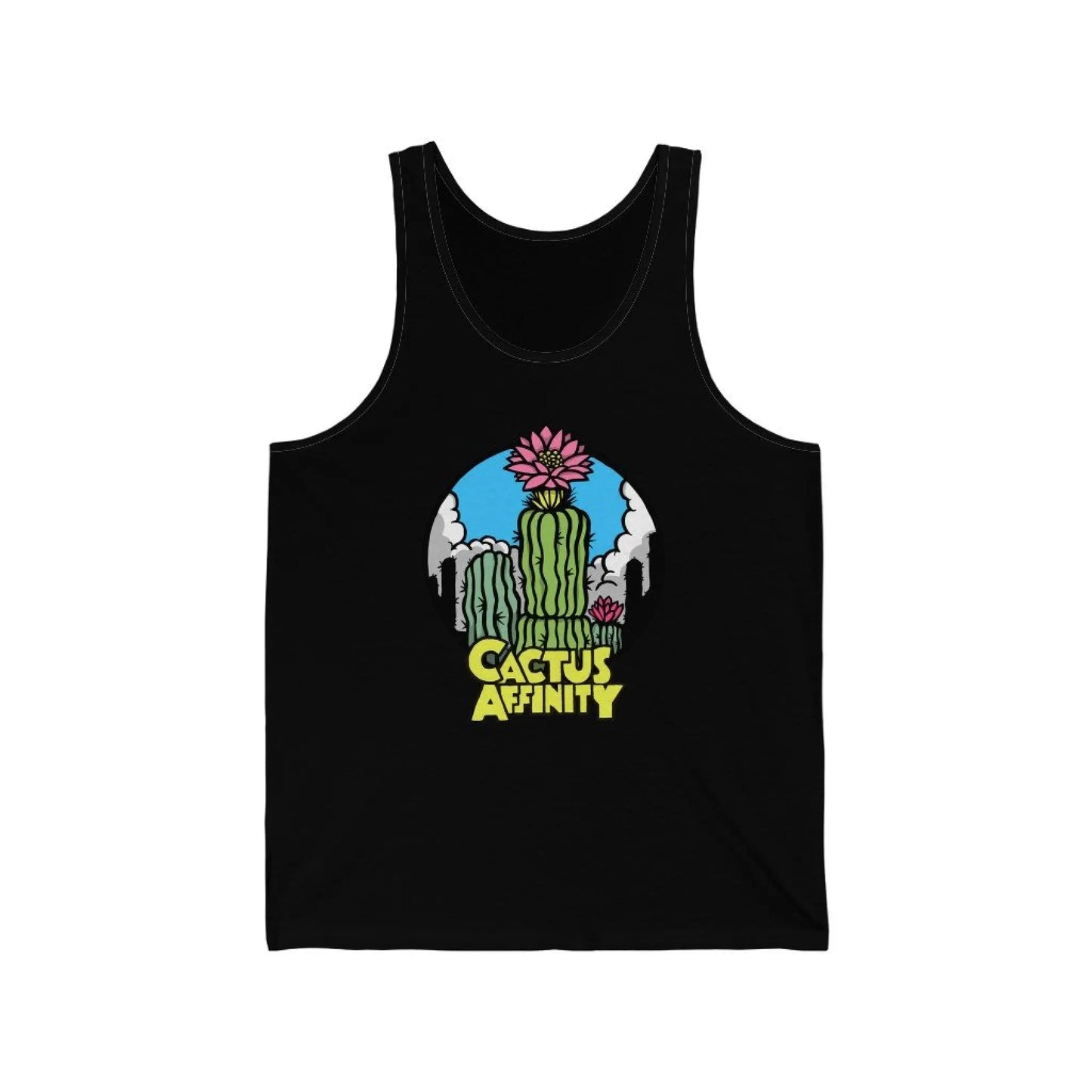 Unisex Jersey Tank - Logo - Black / XS - Top