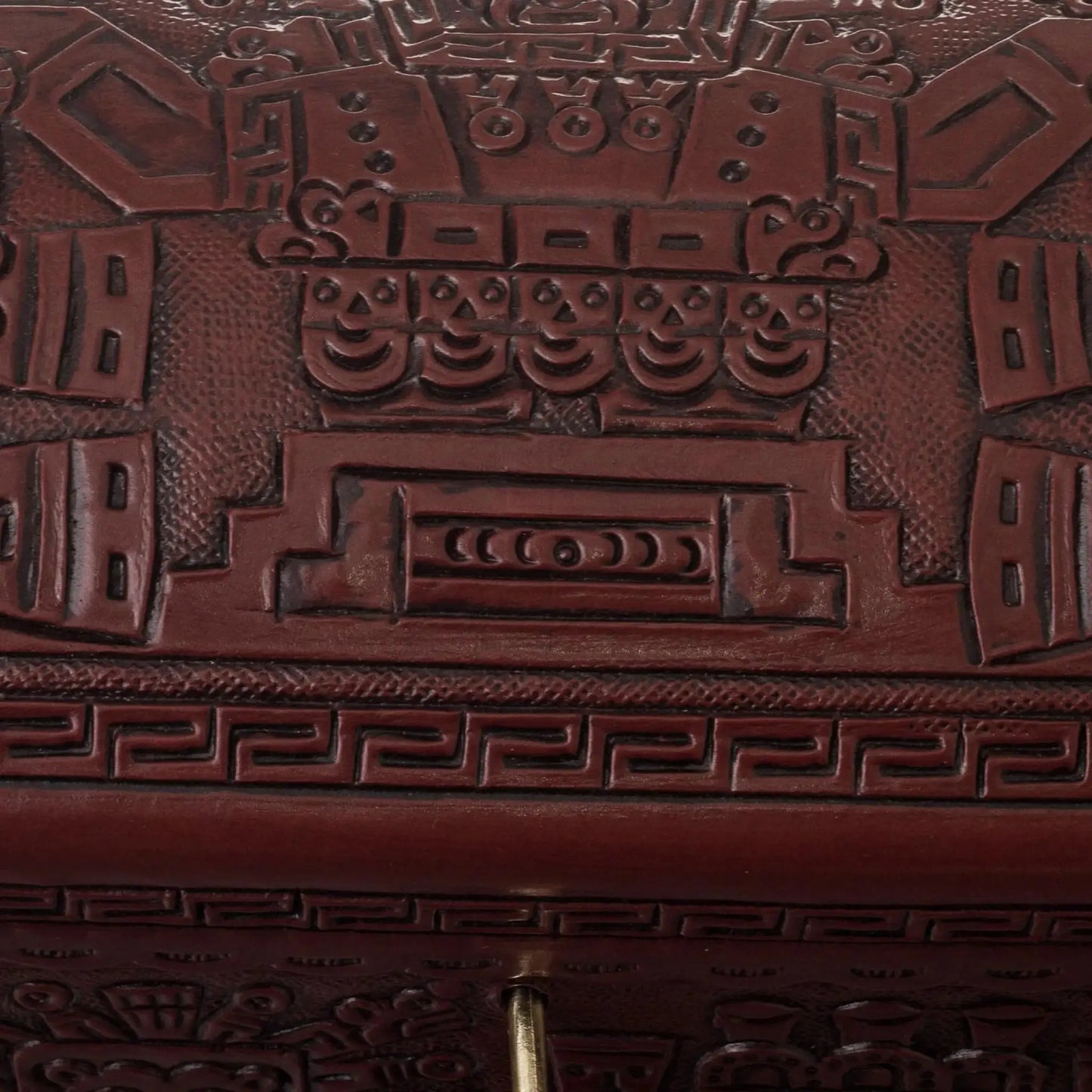 God of Wands - wood and leather jewelry chest - Art