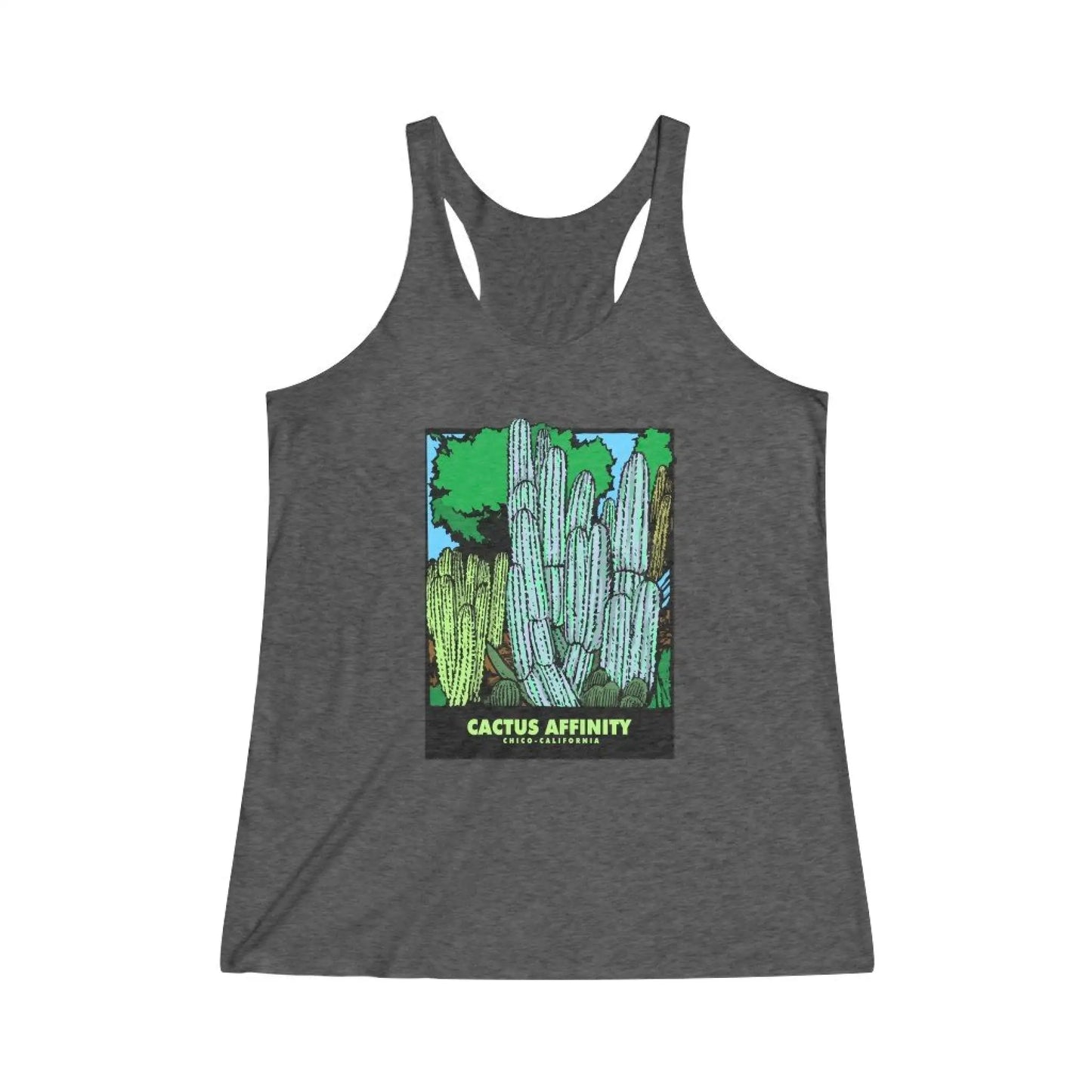 Women’s Tri-Blend Racerback Tank - Chico - Vintage Black
