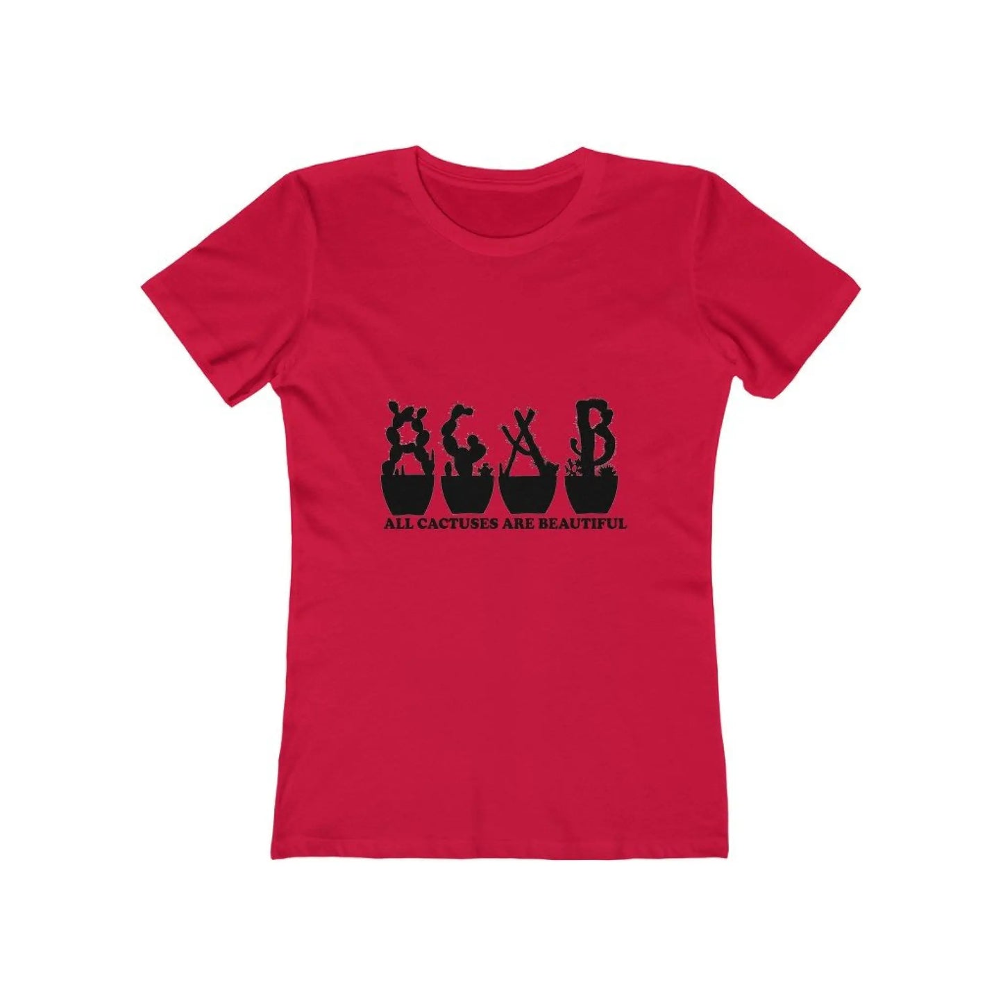 Women’s The Boyfriend Tee - All Cactuses Are Beautiful -