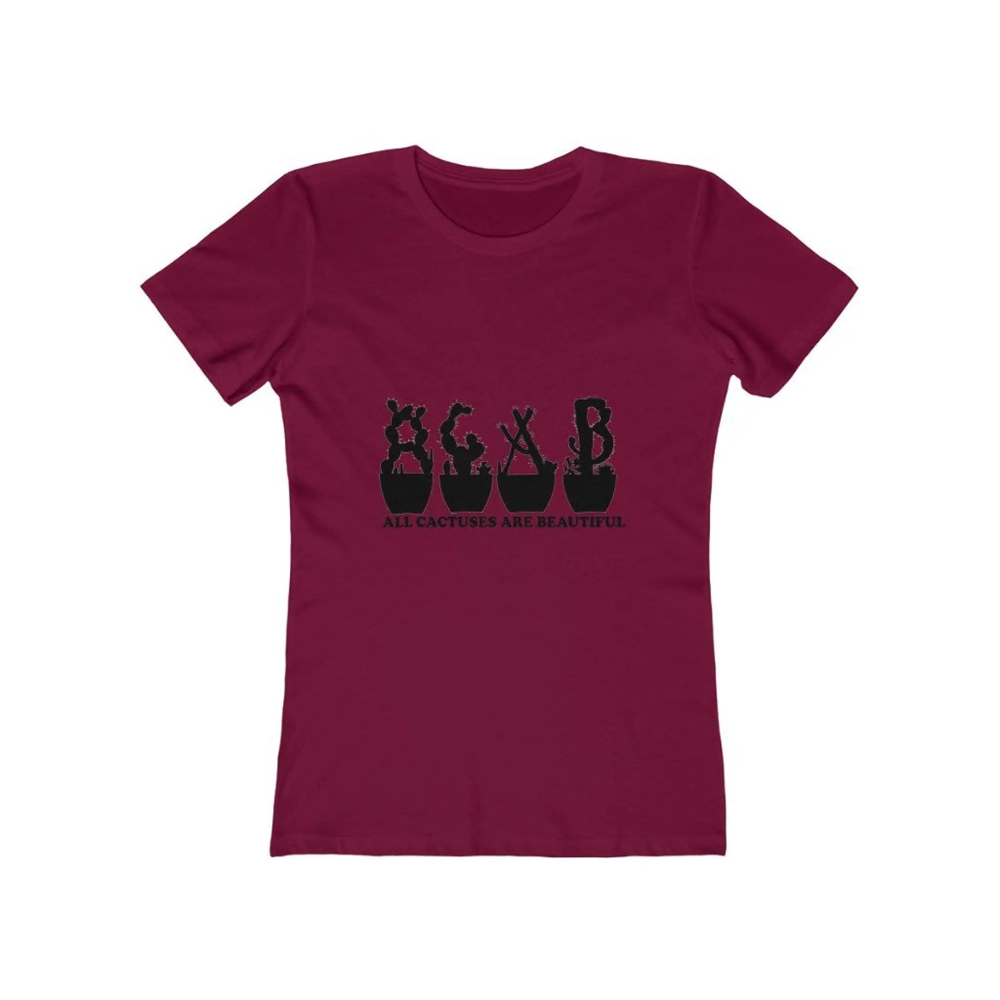 Women’s The Boyfriend Tee - All Cactuses Are Beautiful -