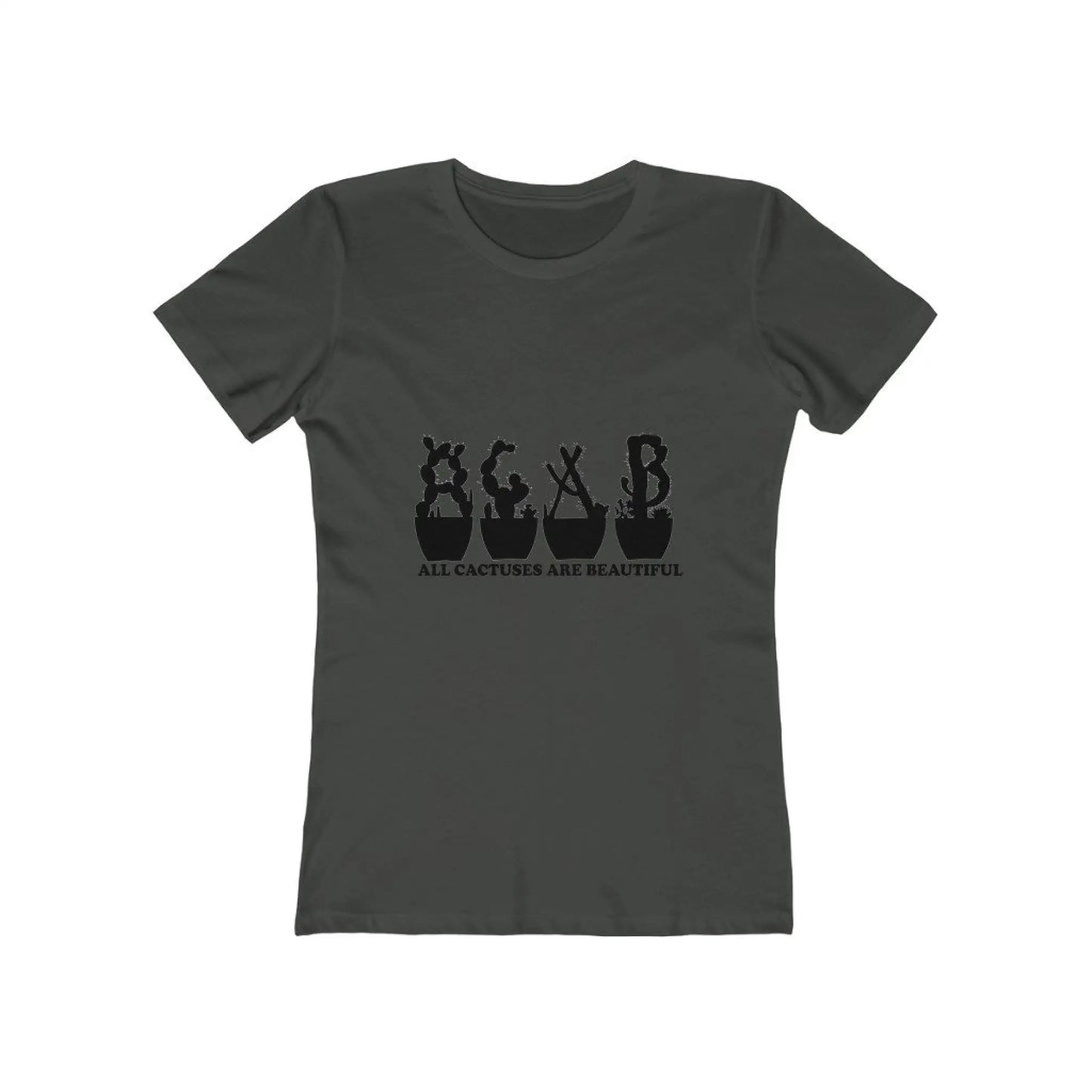 Women’s The Boyfriend Tee - All Cactuses Are Beautiful -