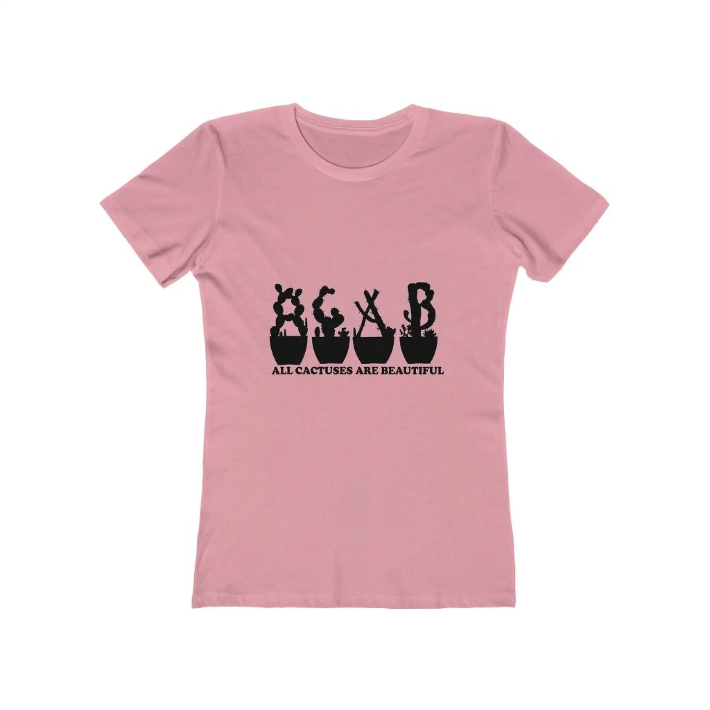 Women’s The Boyfriend Tee - All Cactuses Are Beautiful -