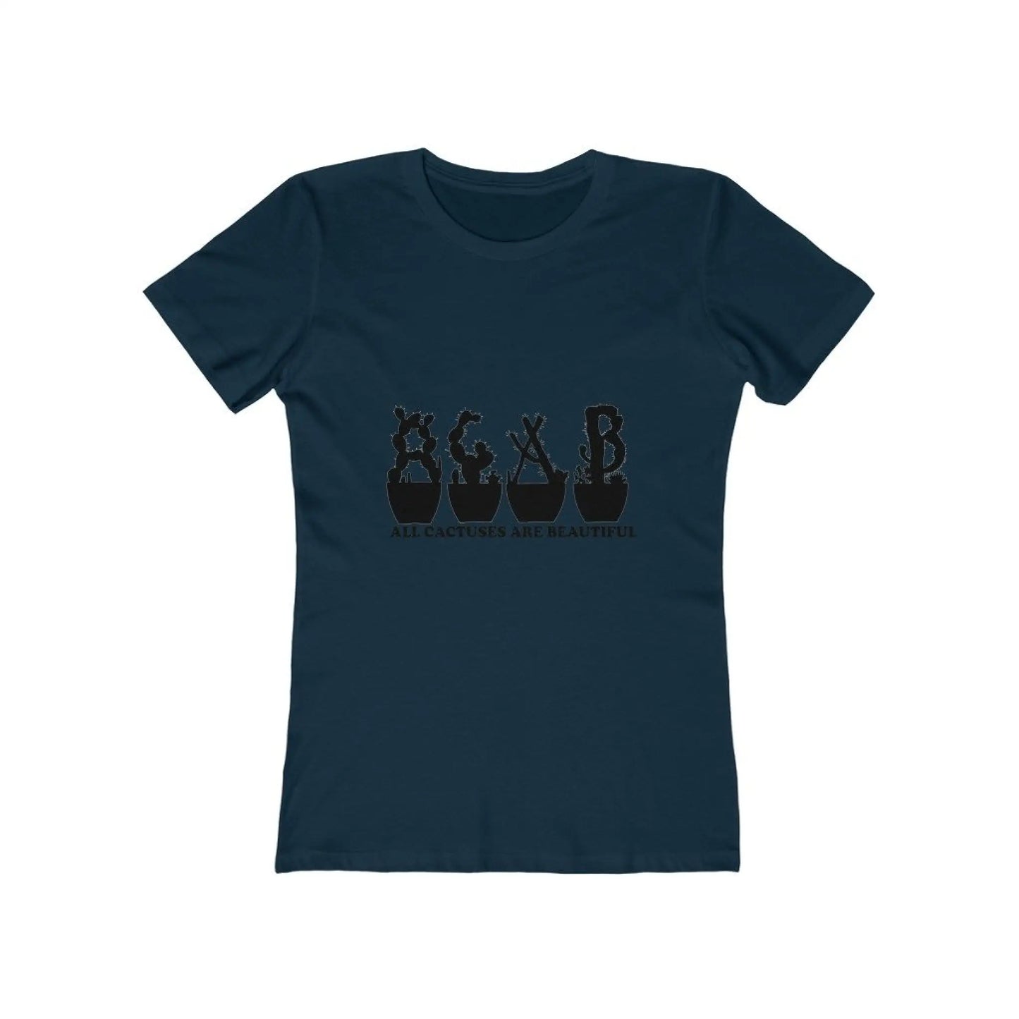 Women’s The Boyfriend Tee - All Cactuses Are Beautiful -