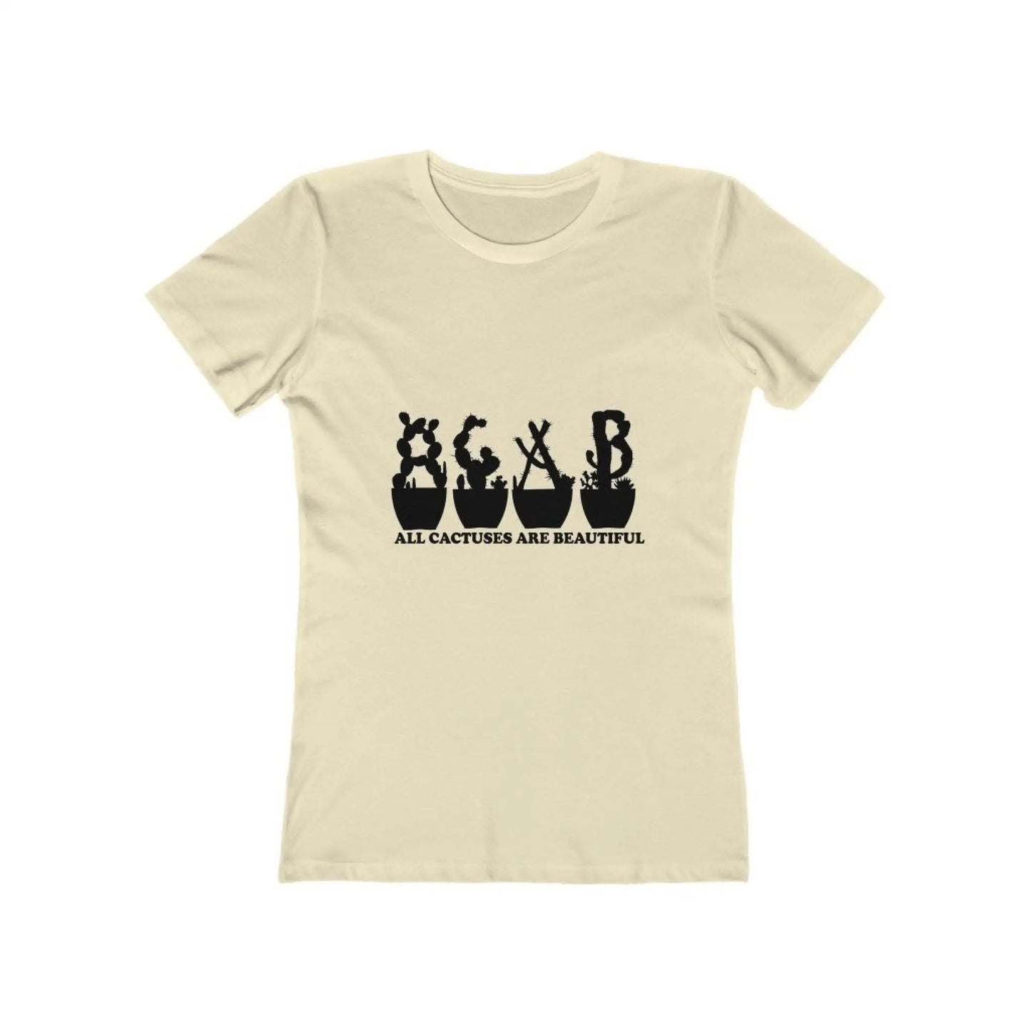 Women’s The Boyfriend Tee - All Cactuses Are Beautiful -