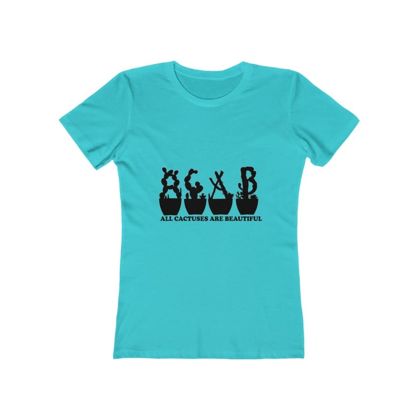 Women’s The Boyfriend Tee - All Cactuses Are Beautiful -