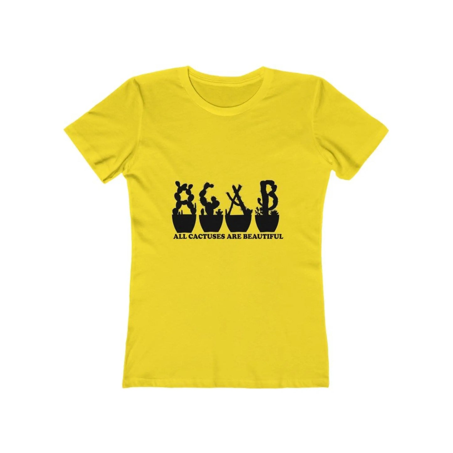 Women’s The Boyfriend Tee - All Cactuses Are Beautiful -