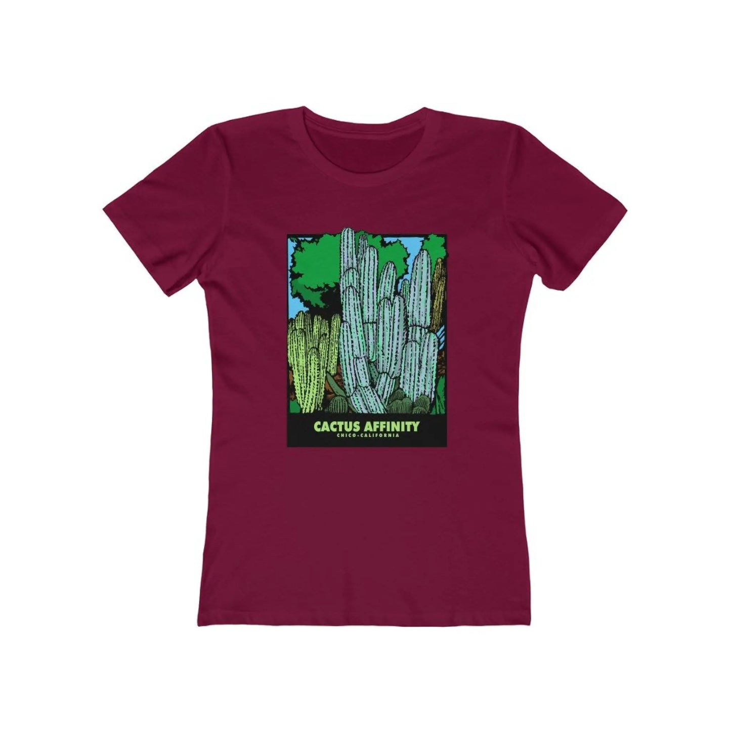 Women’s The Boyfriend Tee - Chico - Solid Cardinal Red