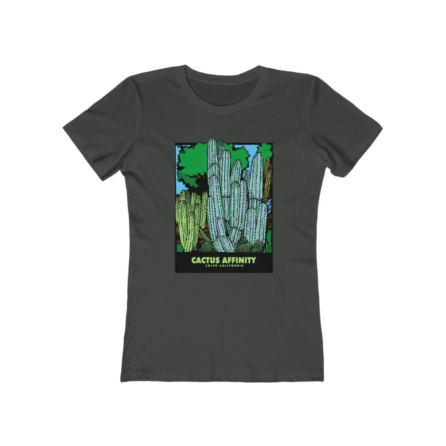 Women’s The Boyfriend Tee - Chico - Solid Heavy Metal / S
