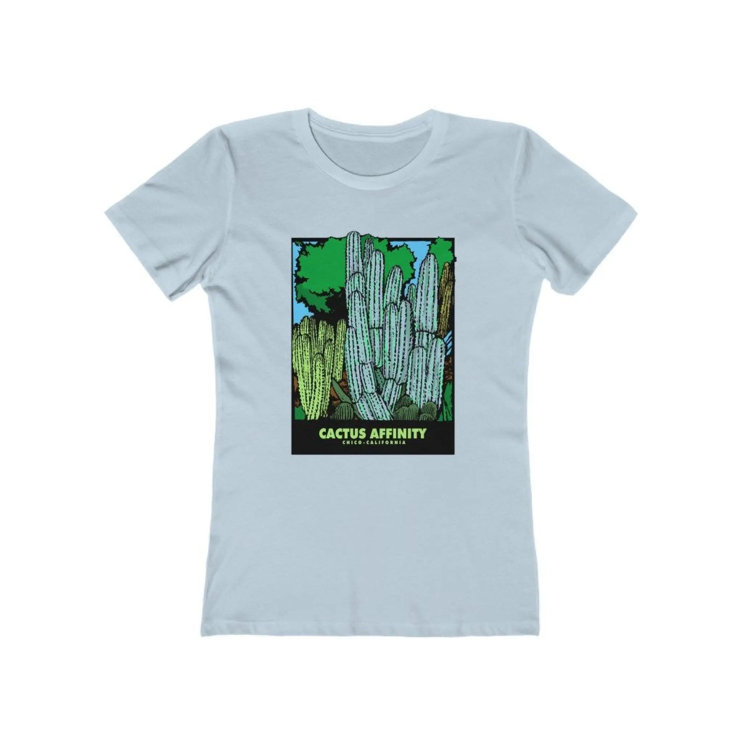 Women’s The Boyfriend Tee - Chico - Solid Light Blue / S