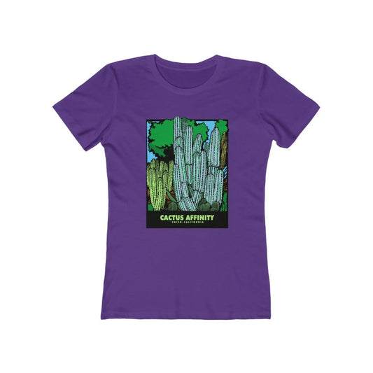 Women’s The Boyfriend Tee - Chico - Solid Purple Rush / L