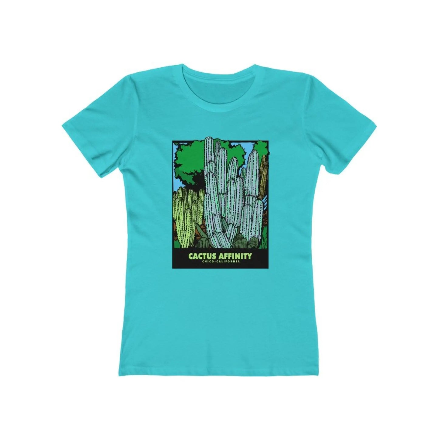 Women’s The Boyfriend Tee - Chico - Solid Tahiti Blue / S