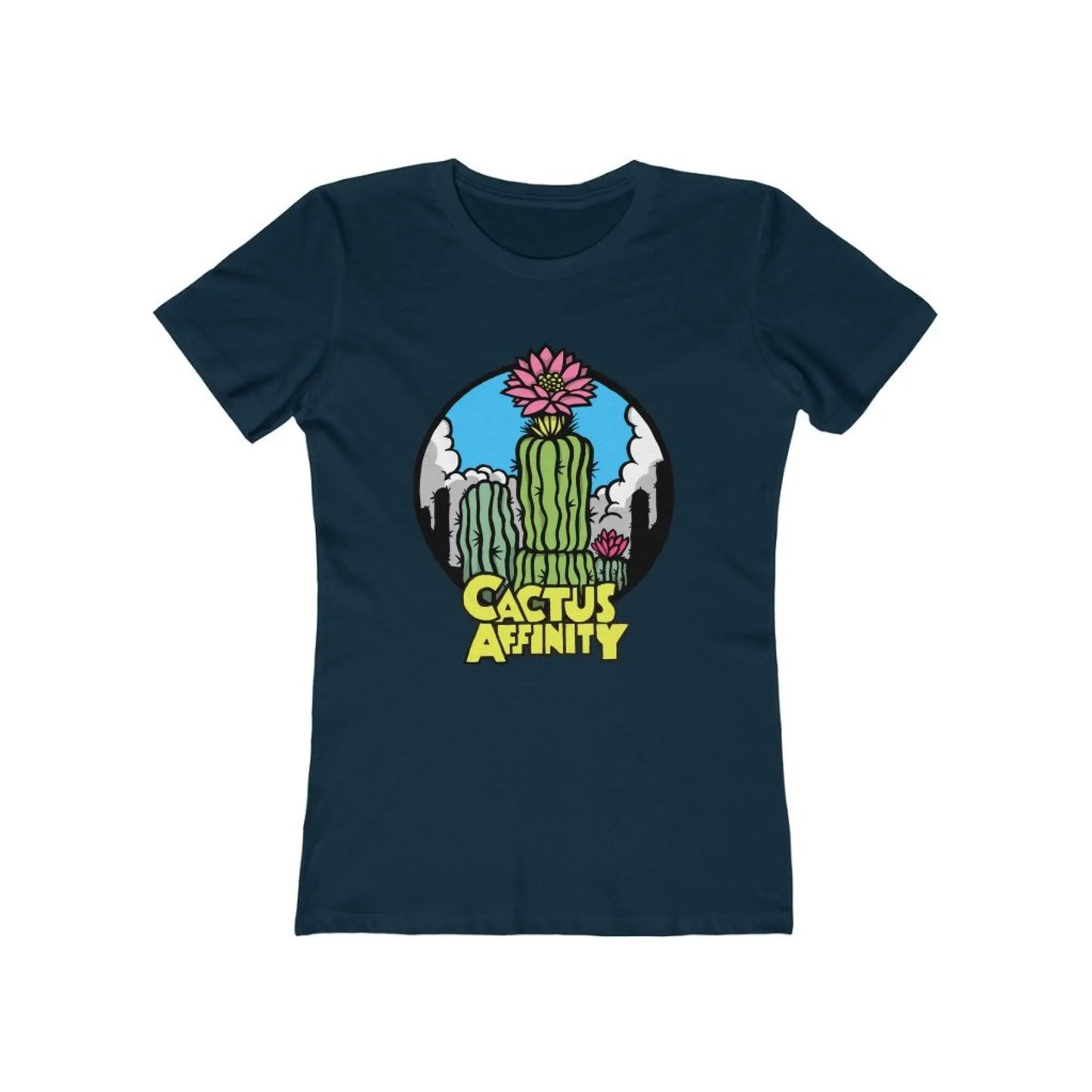 Women’s The Boyfriend Tee - Logo - Solid Midnight Navy
