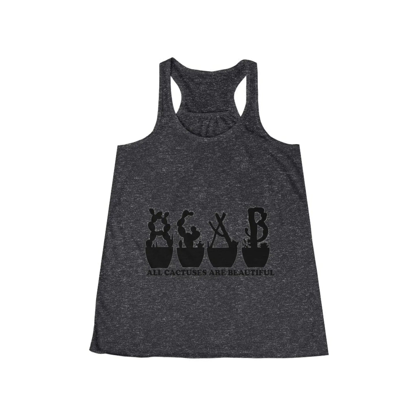 Women’s Flowy Racerback Tank - All Cactuses Are Beautiful -