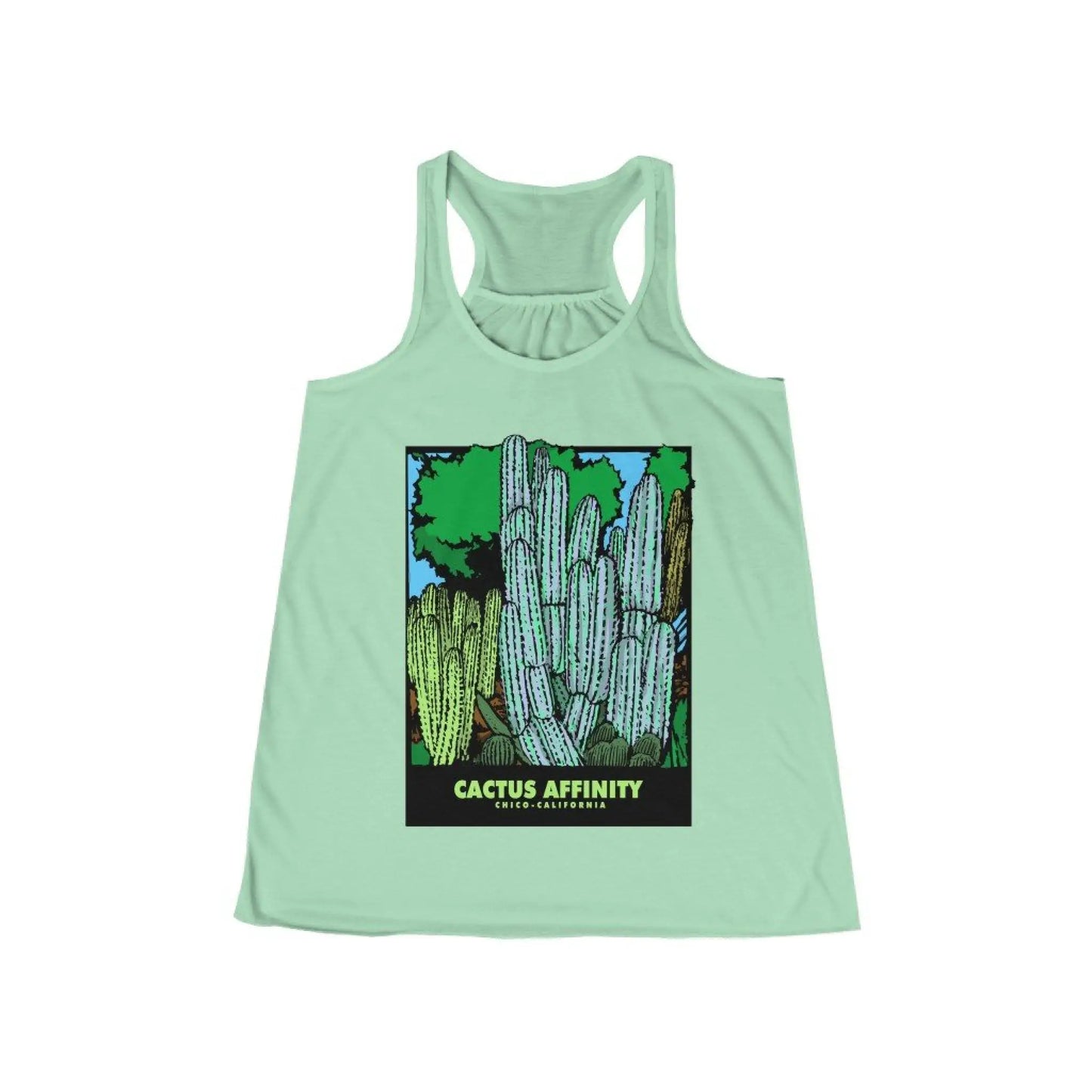 Women’s Flowy Racerback Tank - Chico - Mint / XS - Top