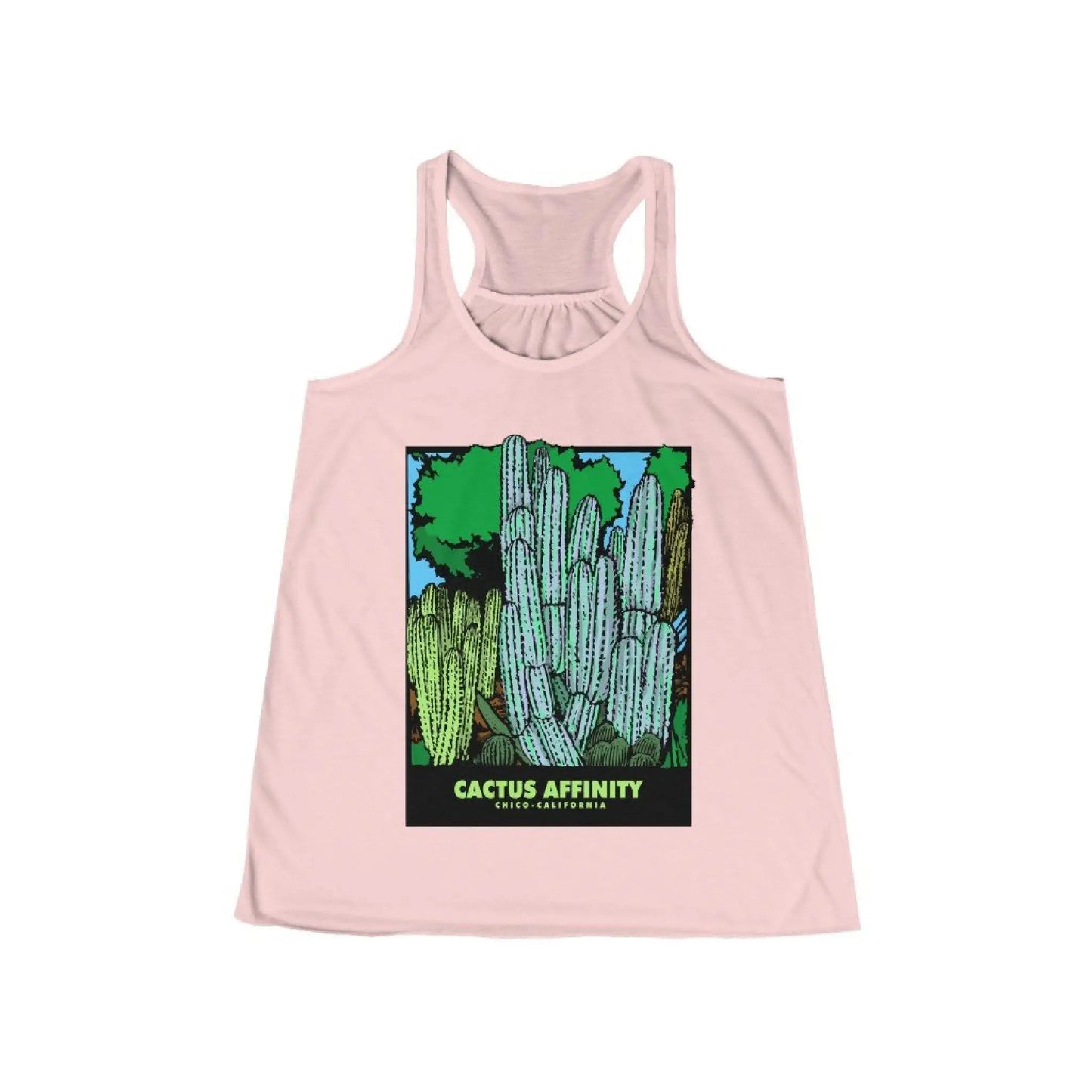 Women’s Flowy Racerback Tank - Chico - Soft Pink / XS - Top