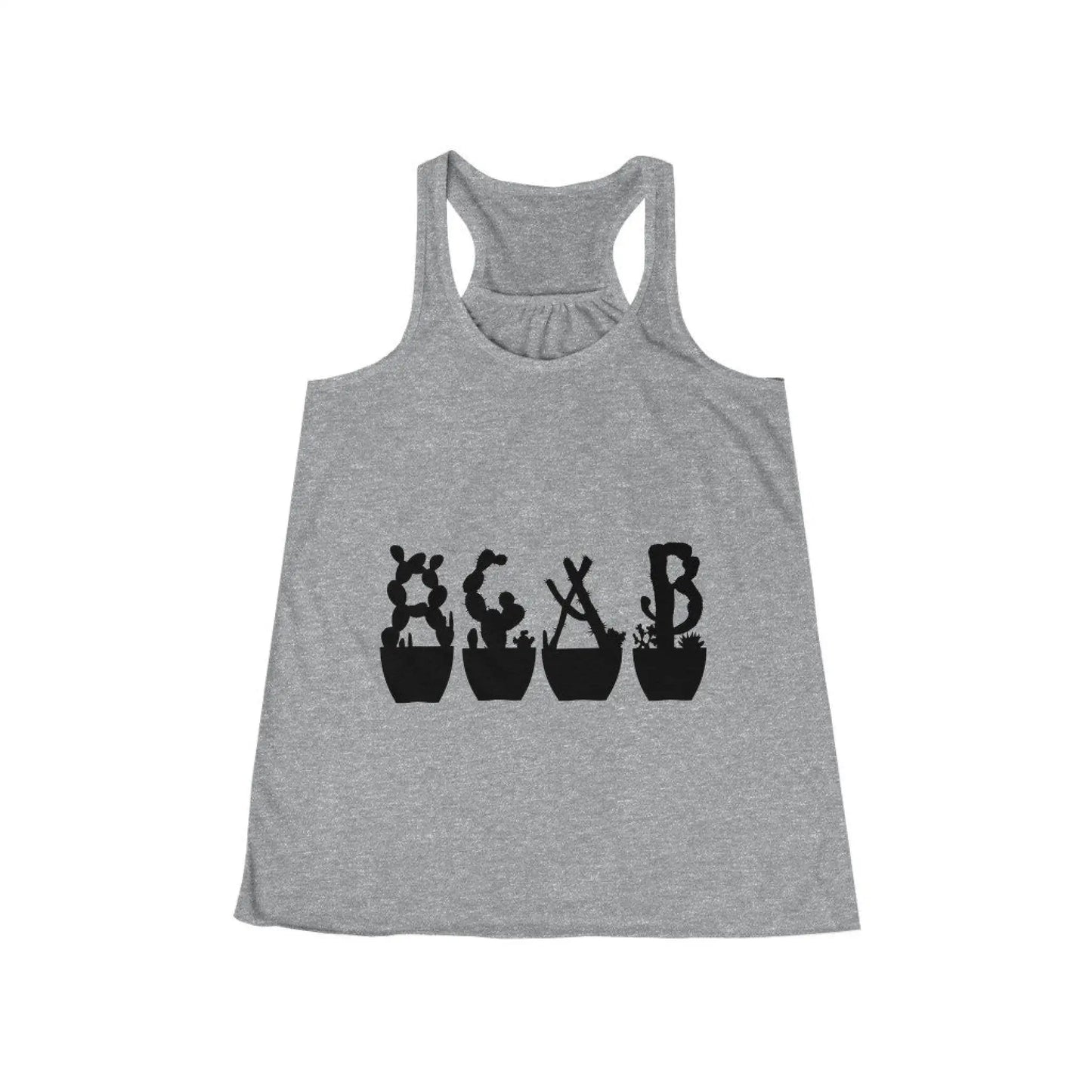 Women’s Flowy Racerback Tank - Just Beautiful Cactuses -