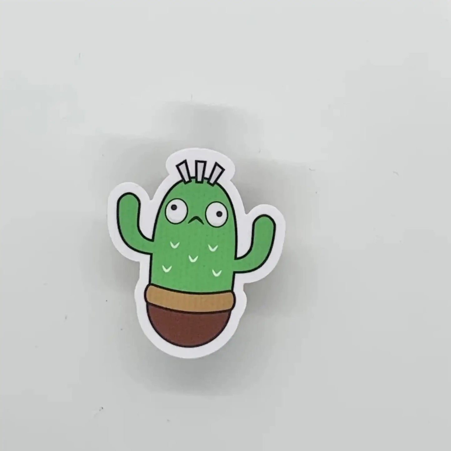 Worry Cactus sticker - Sticker