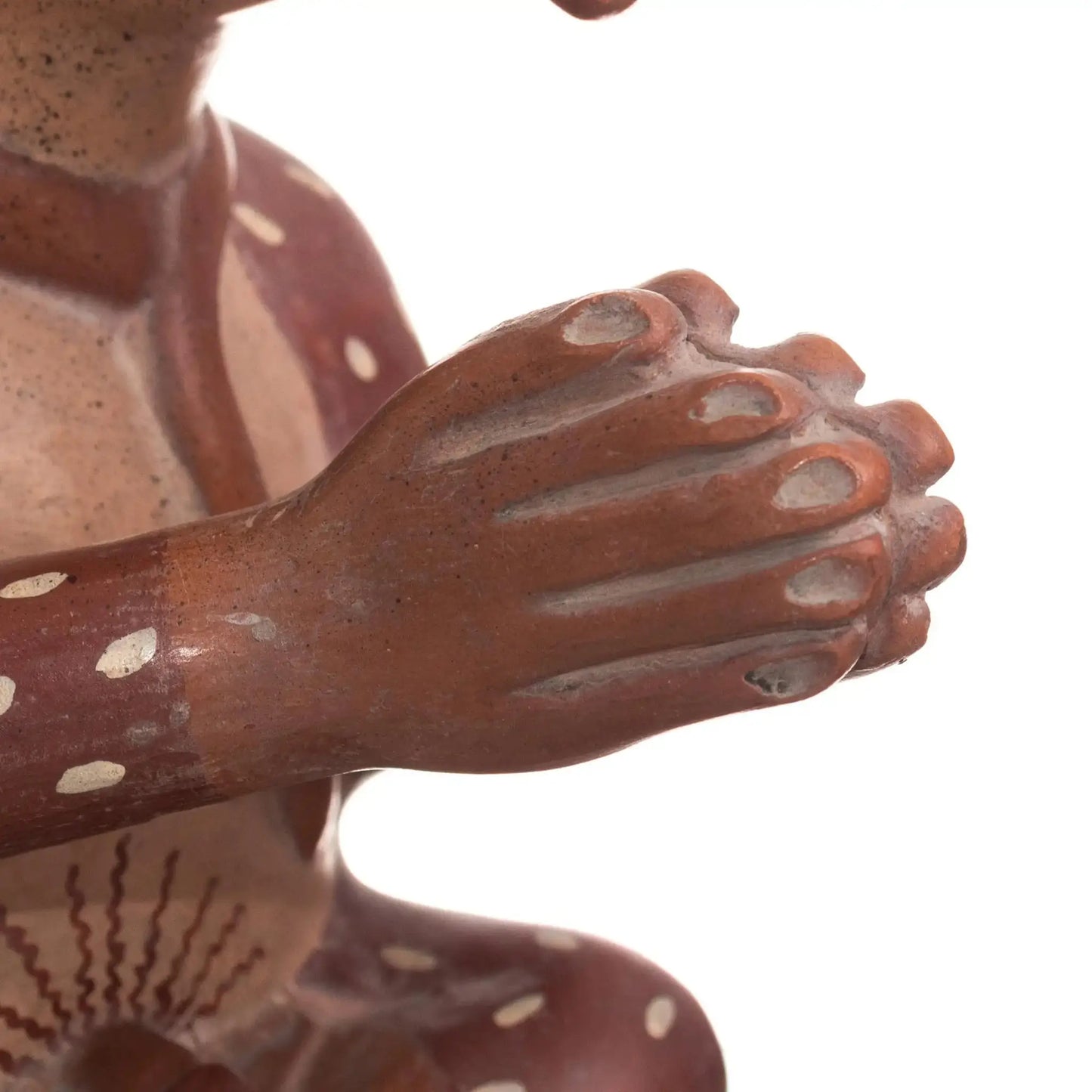 Young Moche Deer - ceramic sculpture - Art