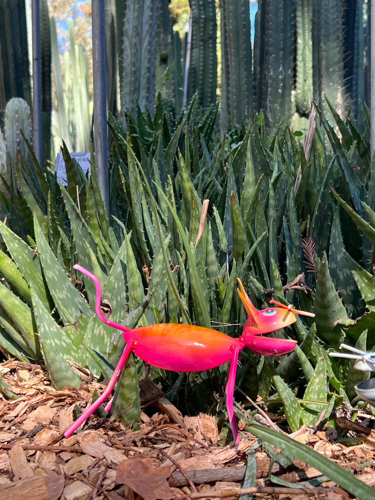Garden Cat - metal art