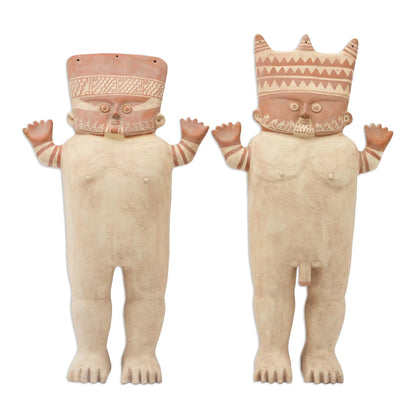 Cuchimilico Couple  - large statues (set of 2)