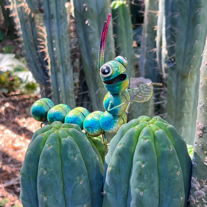 Garden Caterpillar - metal art