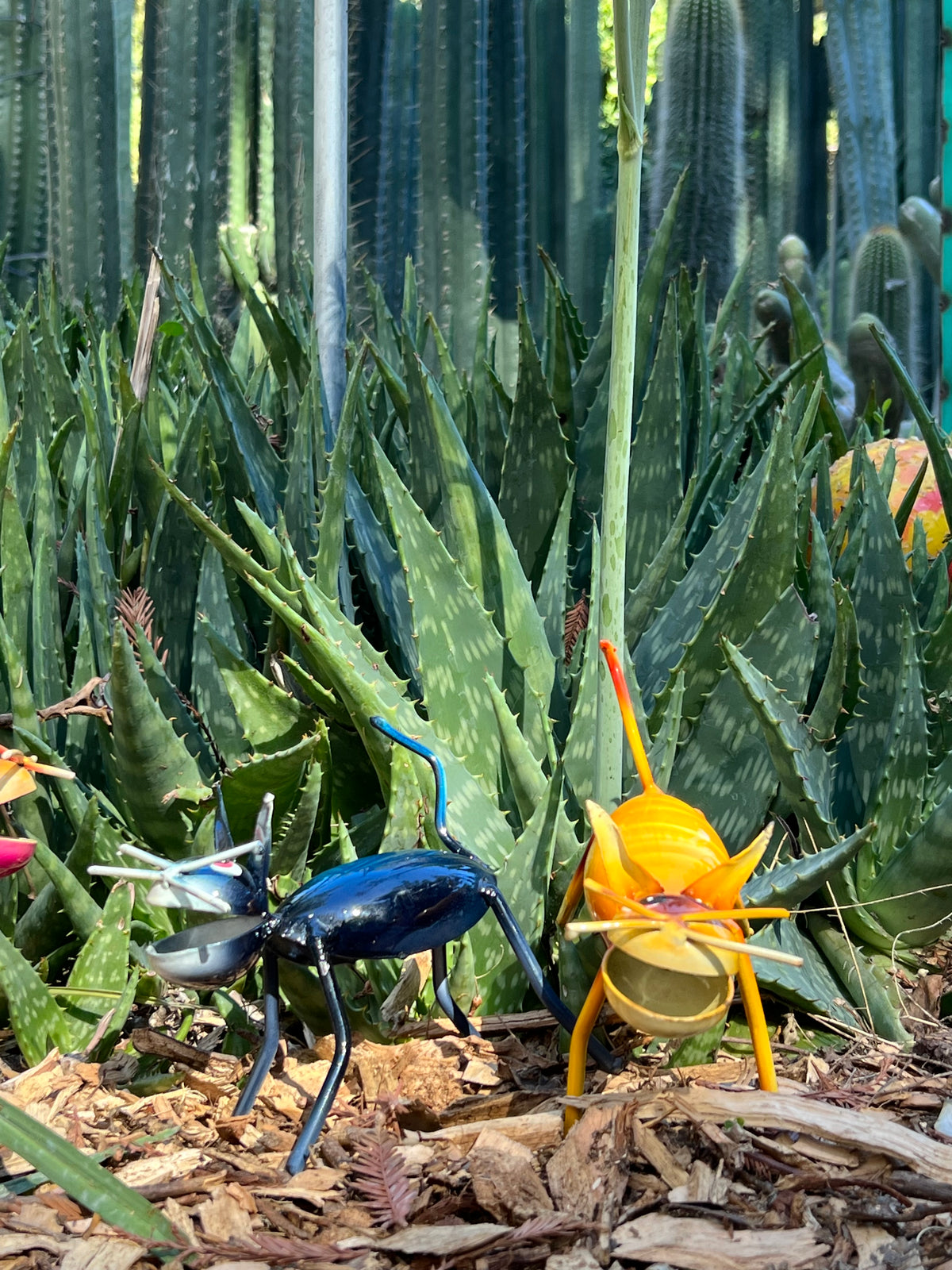 Garden Cat - metal art