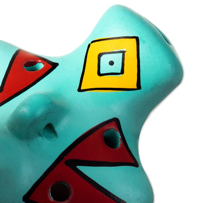 Night Chant - Handmade Ceramic Ocarinas from Peru (2 Pieces)