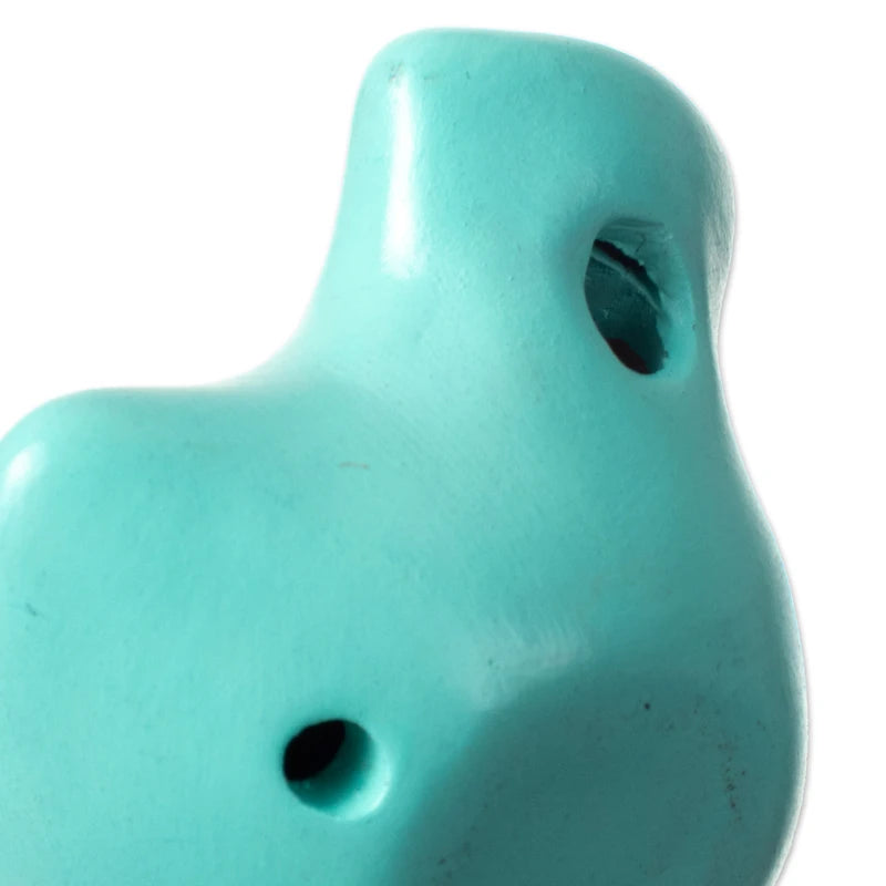 Night Chant - Handmade Ceramic Ocarinas from Peru (2 Pieces)