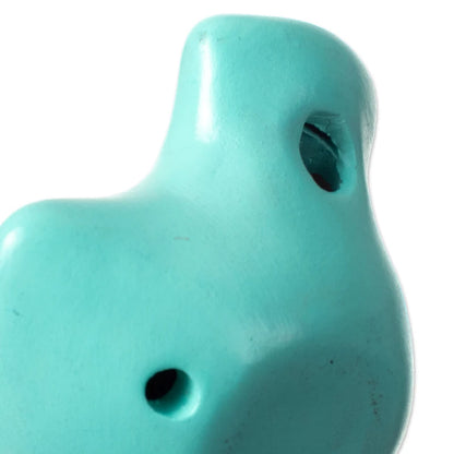 Night Chant - Handmade Ceramic Ocarinas from Peru (2 Pieces)