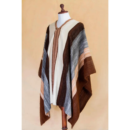 Andean Celebration - alpaca wool poncho - Clothes