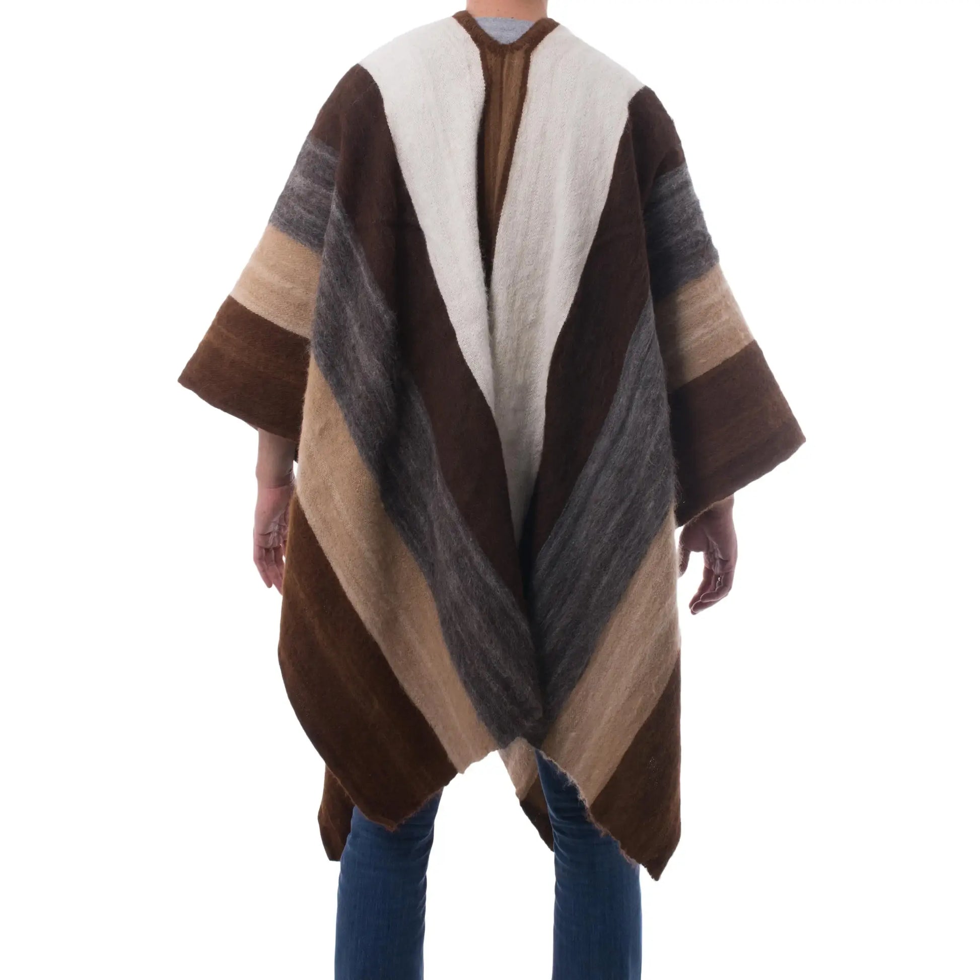 Andean Celebration - alpaca wool poncho - Clothes