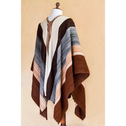 Andean Celebration - alpaca wool poncho - Clothes