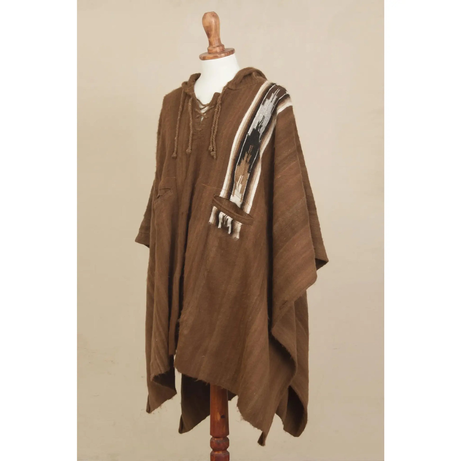 Andean Highland - alpaca wool poncho - Clothes