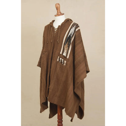 Andean Highland - alpaca wool poncho - Clothes