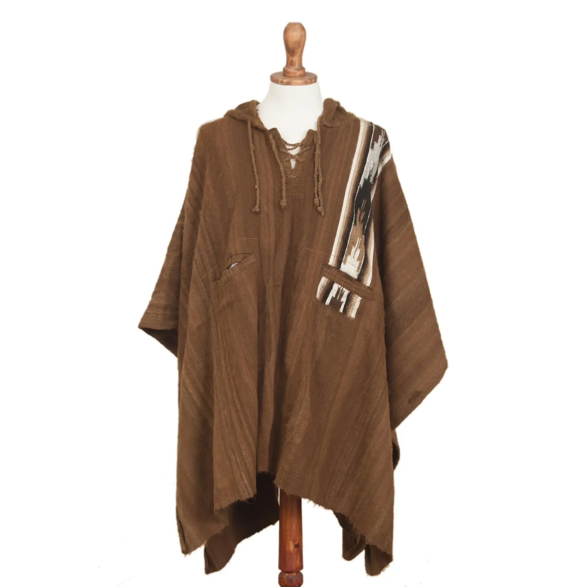 Andean Highland - alpaca wool poncho - Clothes