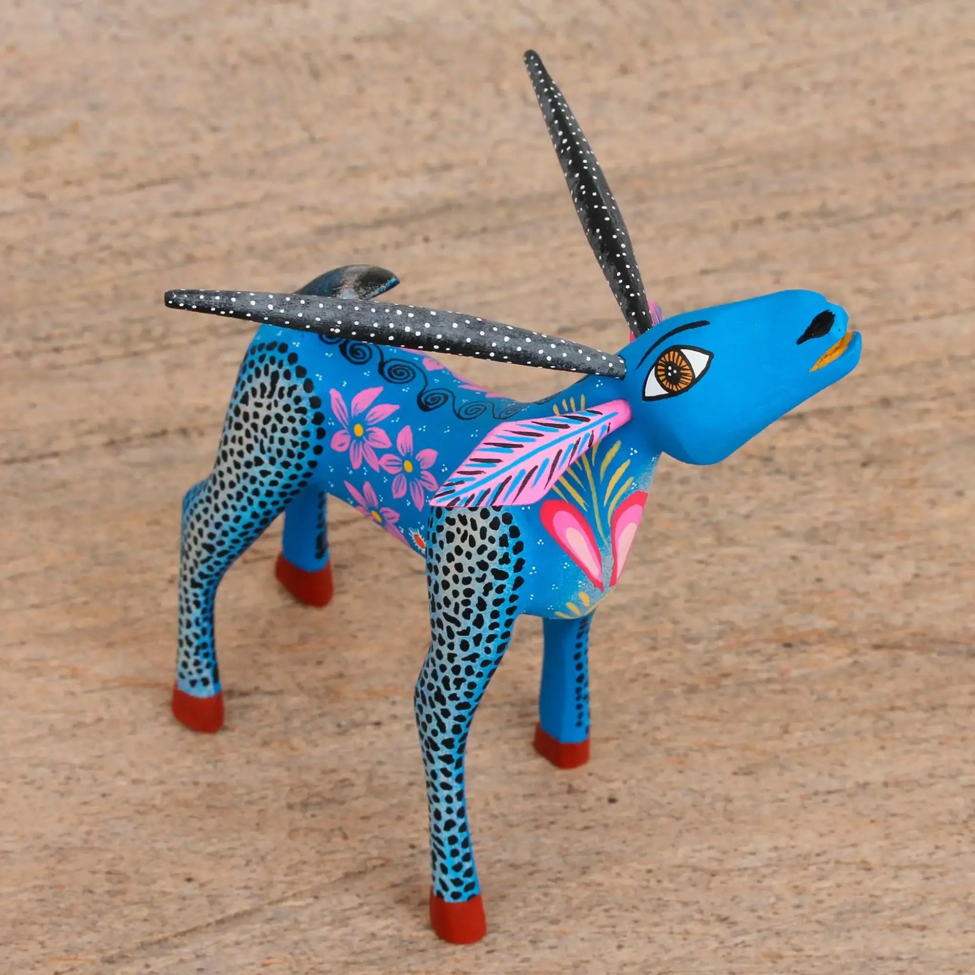 Blue Deer - alebrije deer - Art