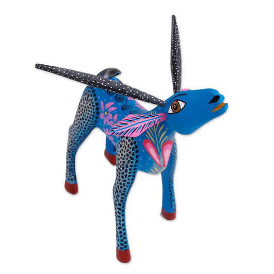 Blue Deer - alebrije deer - Art