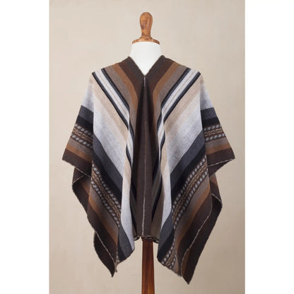 Chinchero Legacy - alpaca wool poncho - Clothes