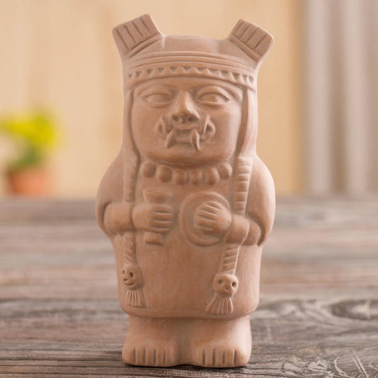 Cuchimilco Protector - archaeological ceramic sculpture