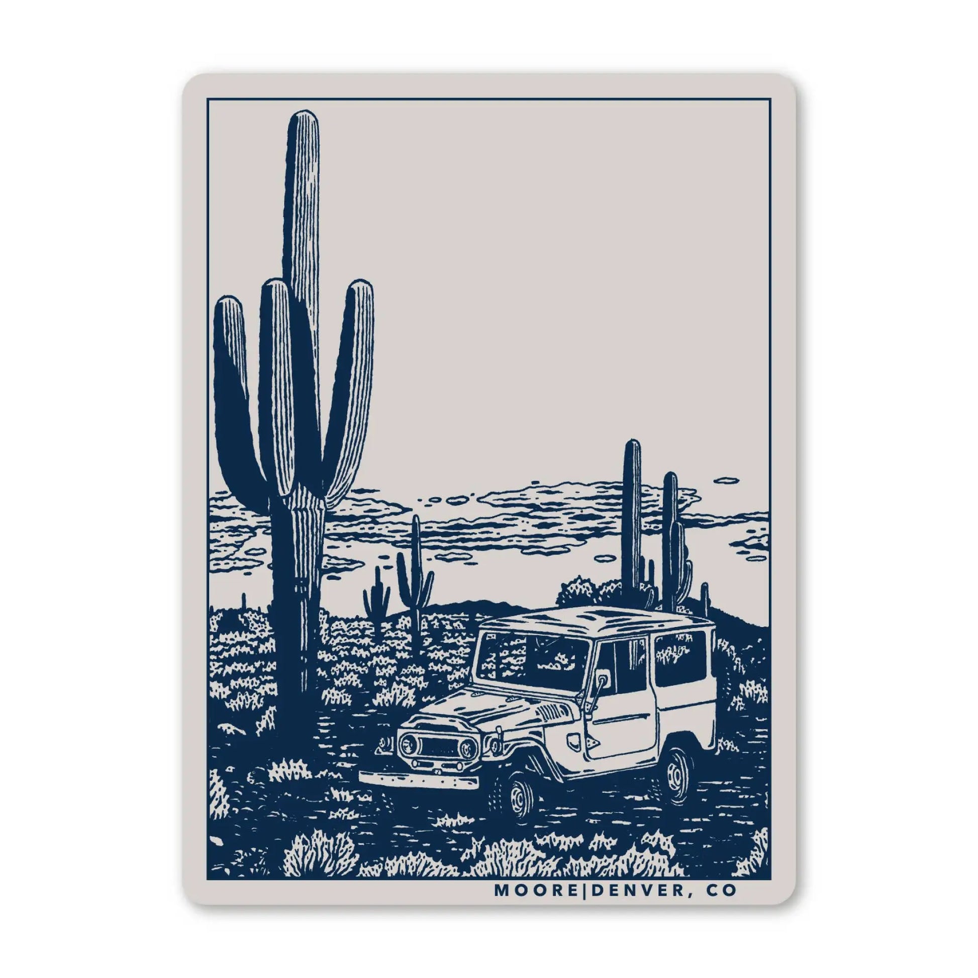 Desert Cruiser Sticker-Day - Sticker