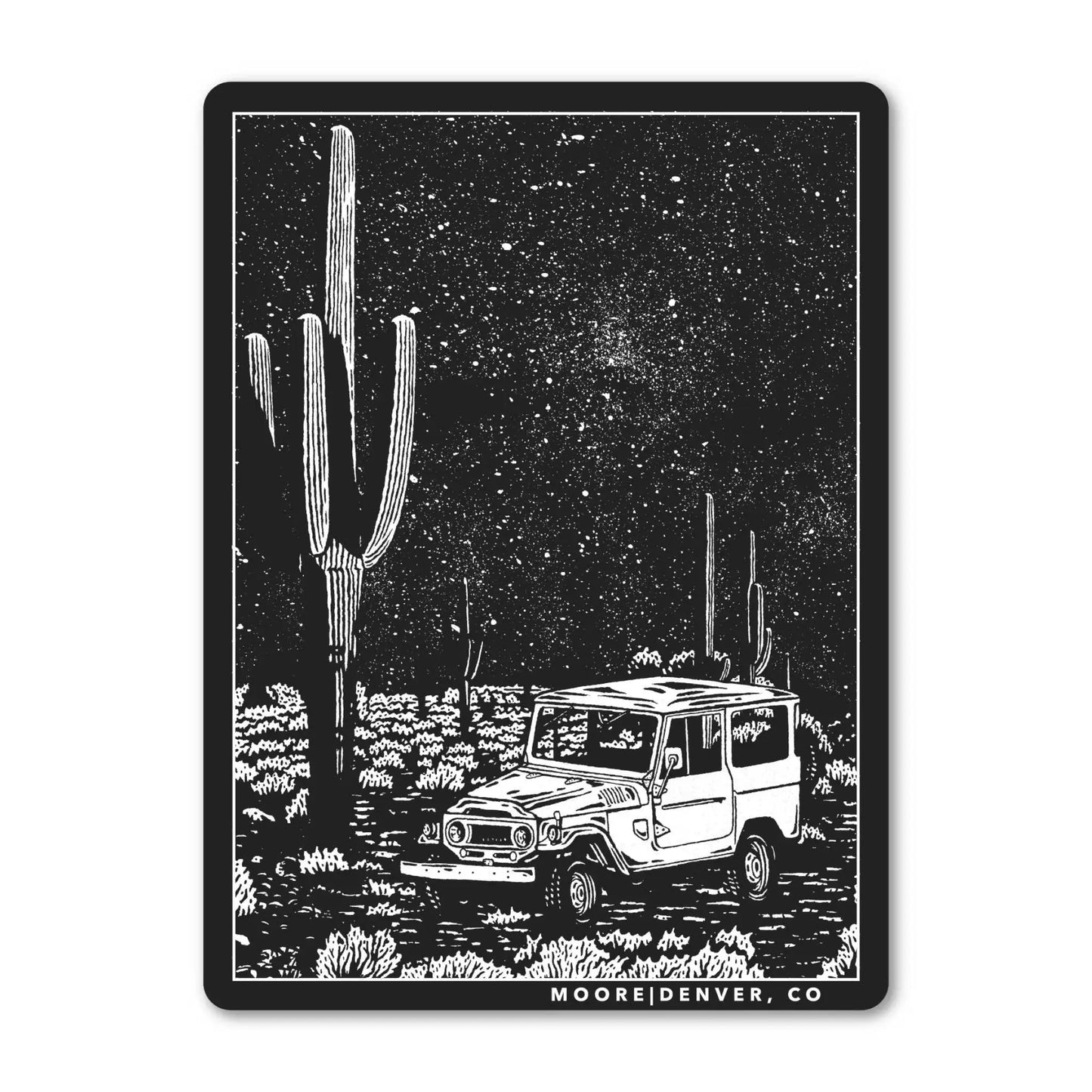 Desert Cruiser Sticker-Night - Sticker