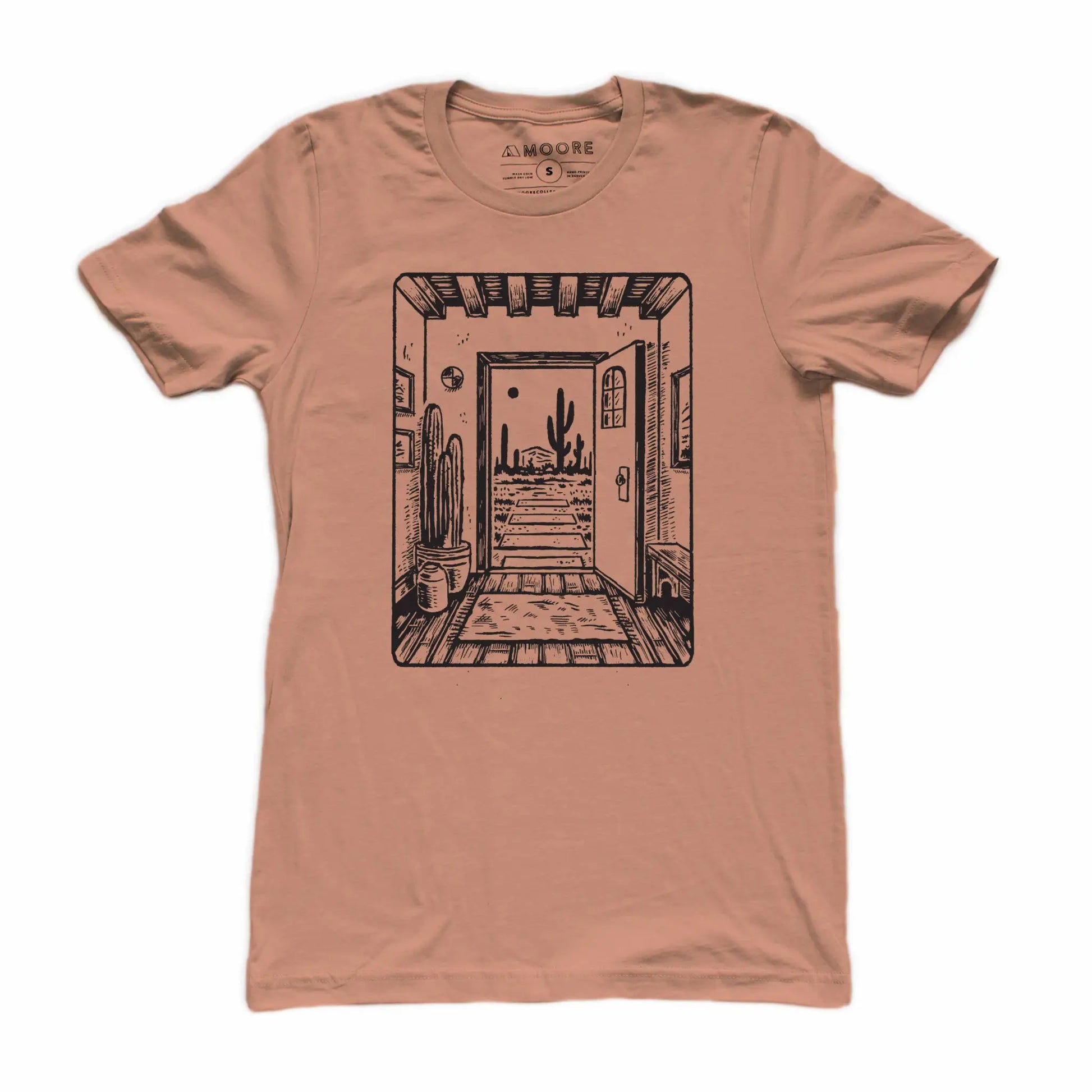 Desert Dwelling Tee-Terracotta - Clothes