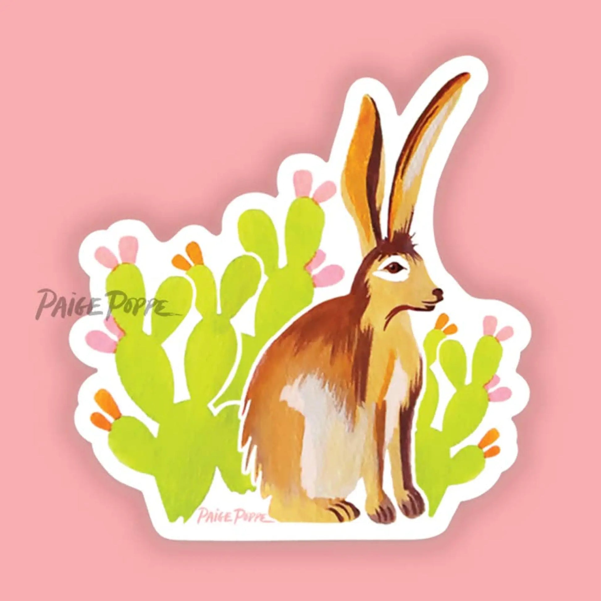 Desert Jackrabbit sticker - Sticker