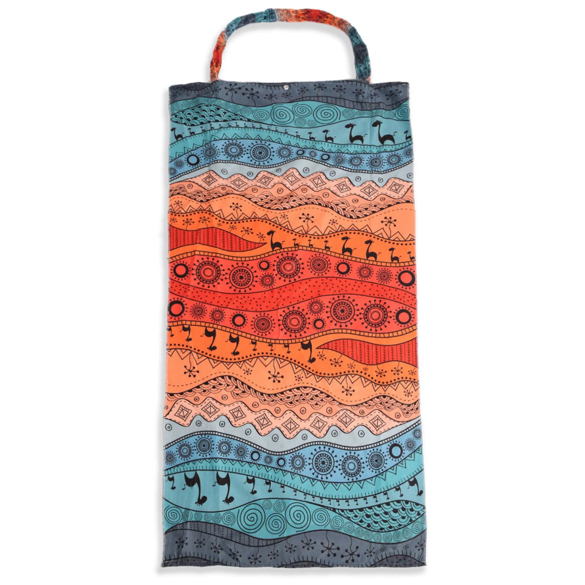 Desert Theme Print Beach Towel Tote Bag 2 In 1