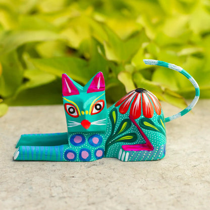 Excited Cat - alebrije cat - Art