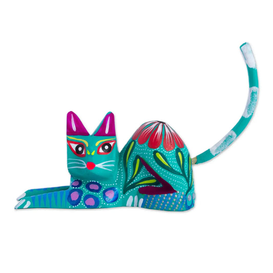 Excited Cat - alebrije cat - Art