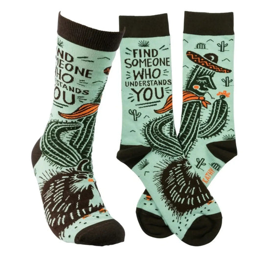 Find Someone Who Understands You - socks - Socks