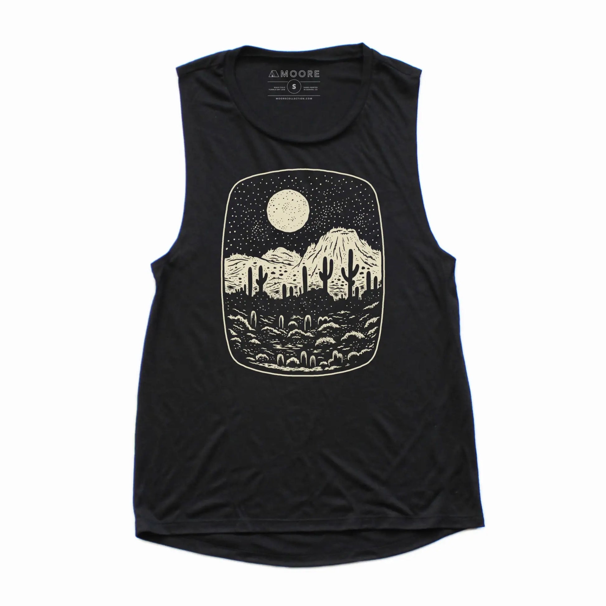 Ladies Night Butte Tank-Black - Clothes