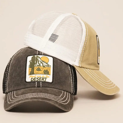 Meet Me In The Desert - mesh-back hat - Hats